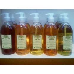 Gel douche Flacon aux huiles essentielles