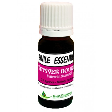 Vétyver Bourbon 10ml - Vetiveria zizanioides