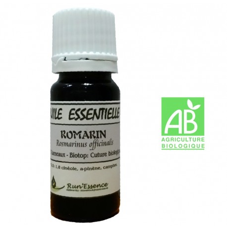 Romarin 1.8 cinéole 10ml AB - Rosmarinus officinalis 1.8 cinéole