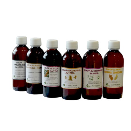 Sirop de plantes au miel Curcuma - 160 ml